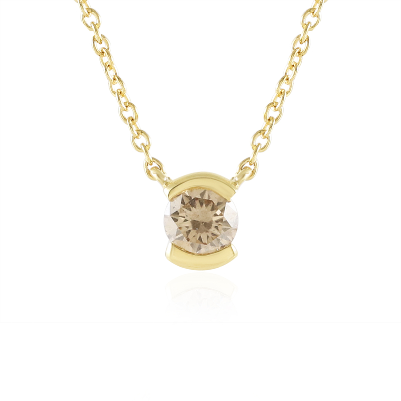 I2 Champagner-Brillant-Silbercollier