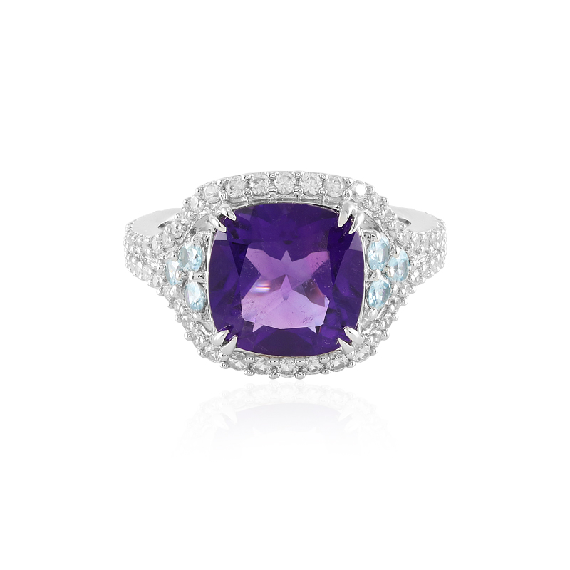 Sibirischer Amethyst-Silberring (Adela Silber) Sibirischer Amethyst-Silberring (Adela Silber)