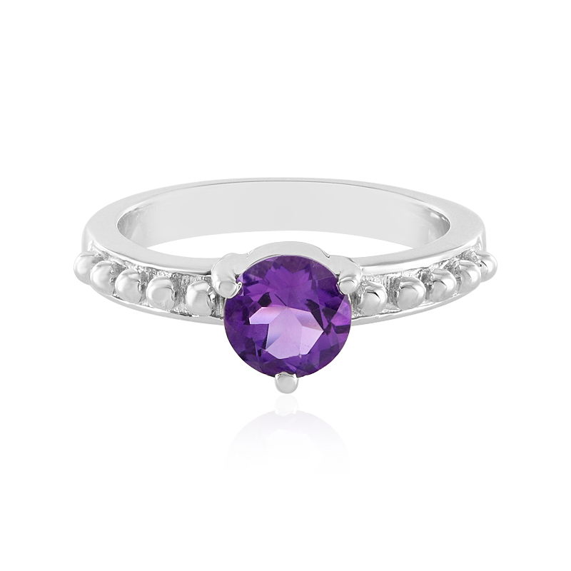 Sibirischer Amethyst-Silberring Sibirischer Amethyst-Silberring