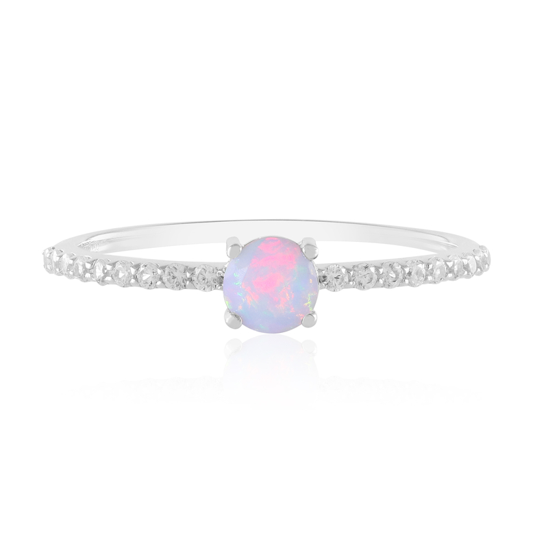 Welo-Opal-Silberring