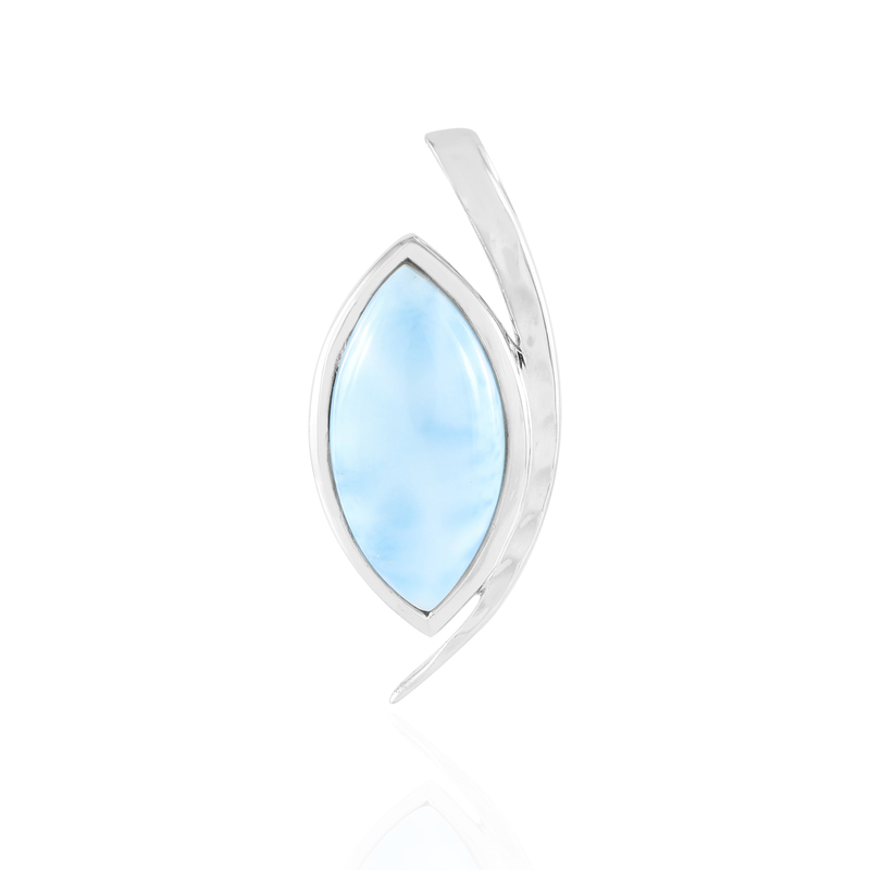 Larimar-Silberanhänger (MONOSONO COLLECTION)