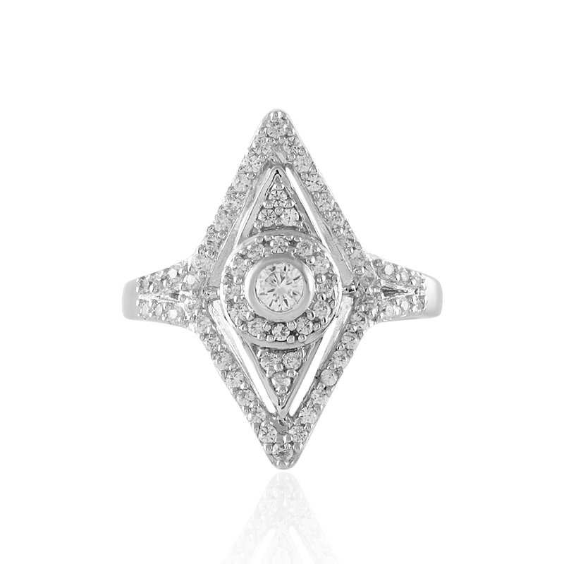 Zirkon-Silberring Zirkon-Silberring