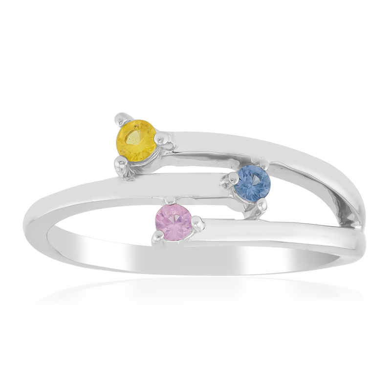 Ceylon-Saphir-Silberring