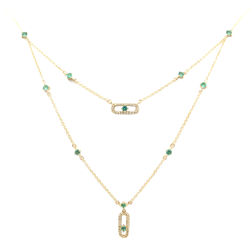 AAA-Sambia-Smaragd-Goldcollier (de Melo) AAA-Sambia-Smaragd-Goldcollier (de Melo)