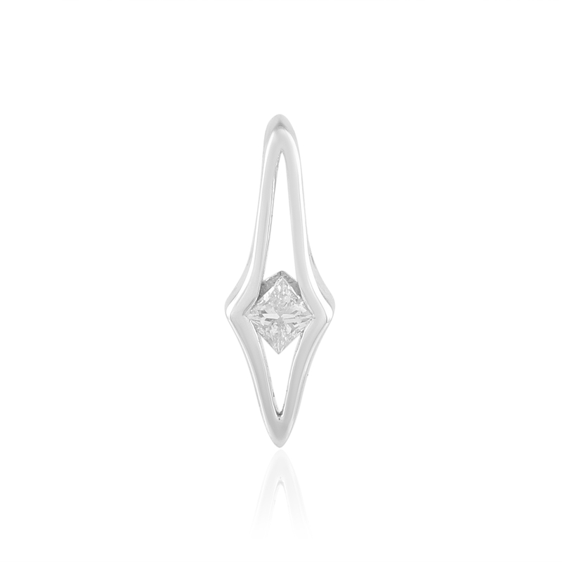 I3 (H) Diamant-Silberanhänger