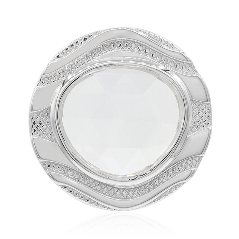 Weißer Topas-Silberanhänger (MONOSONO COLLECTION)