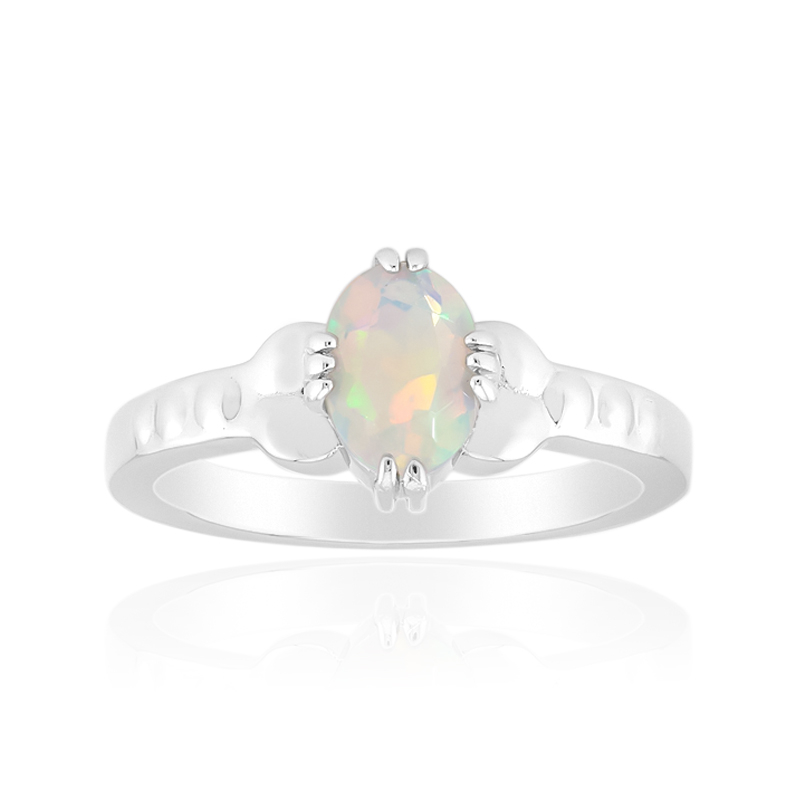 Welo-Opal-Silberring