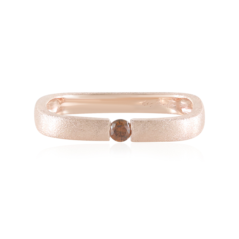 Roter I2 Brillant-Silberring (de Melo) Roter I2 Brillant-Silberring (de Melo)