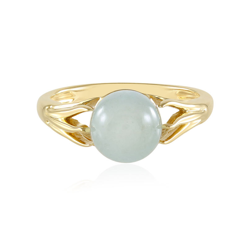 Brasilianischer Aquamarin-Silberring (de Melo Essence)