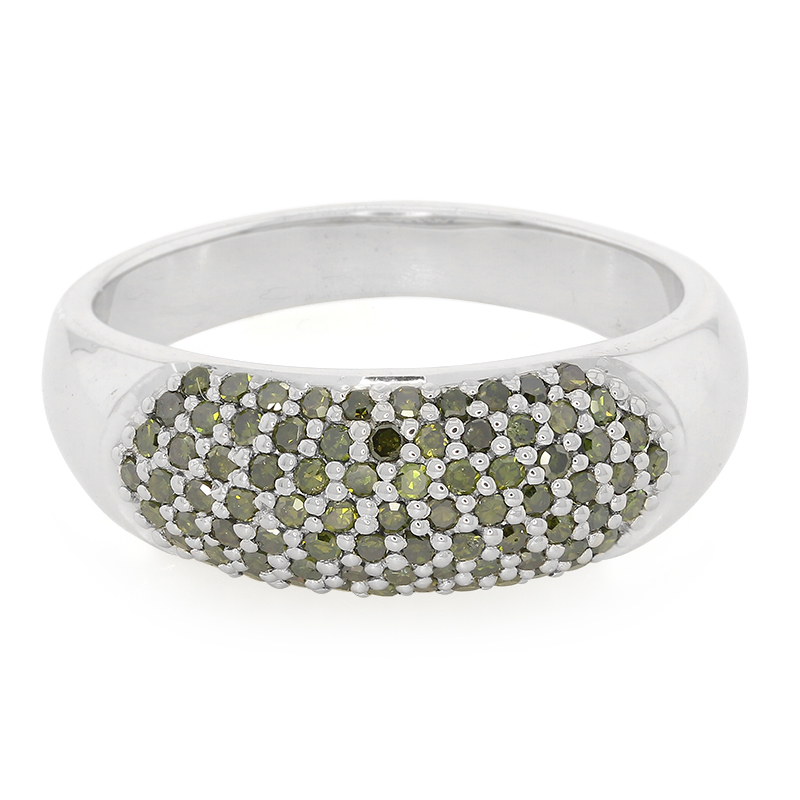 Fancy-Diamant-Silberring Fancy-Diamant-Silberring
