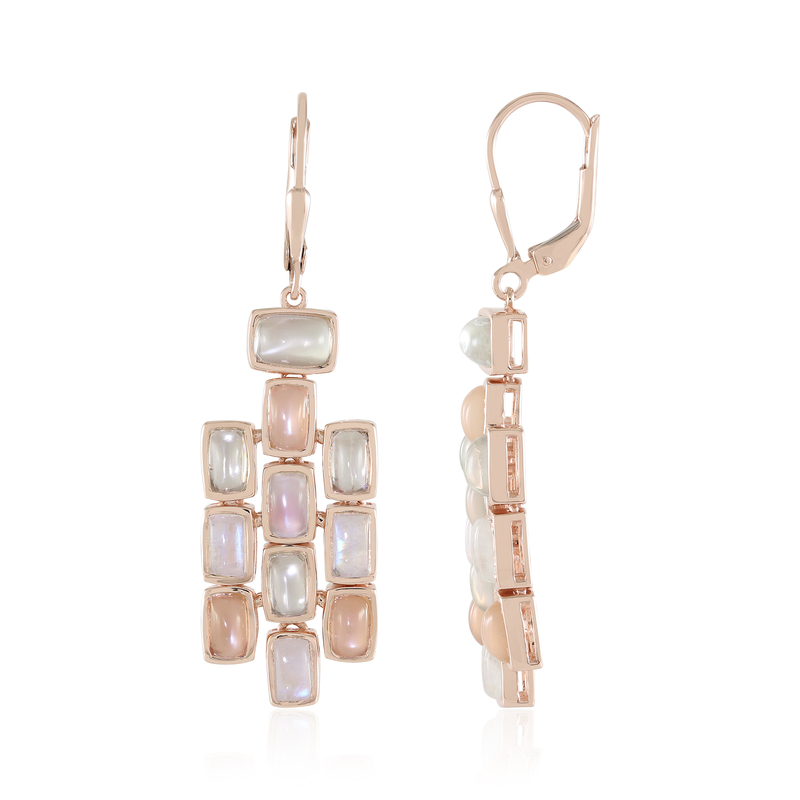 Mondstein-Silberohrringe (KM by Juwelo) Mondstein-Silberohrringe (KM by Juwelo)