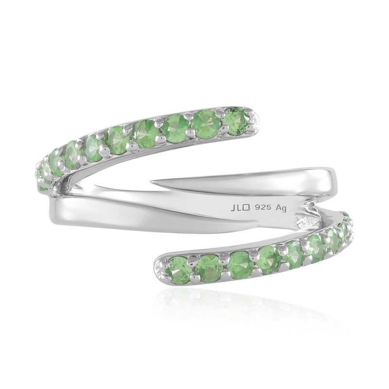 Tansania-Tsavorit-Silberring (de Melo) Tansania-Tsavorit-Silberring (de Melo)