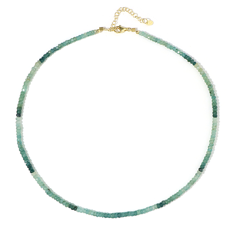 Grandidierit-Silberhalskette