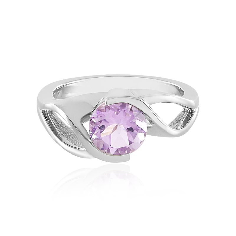 Lavendel-Amethyst-Silberring