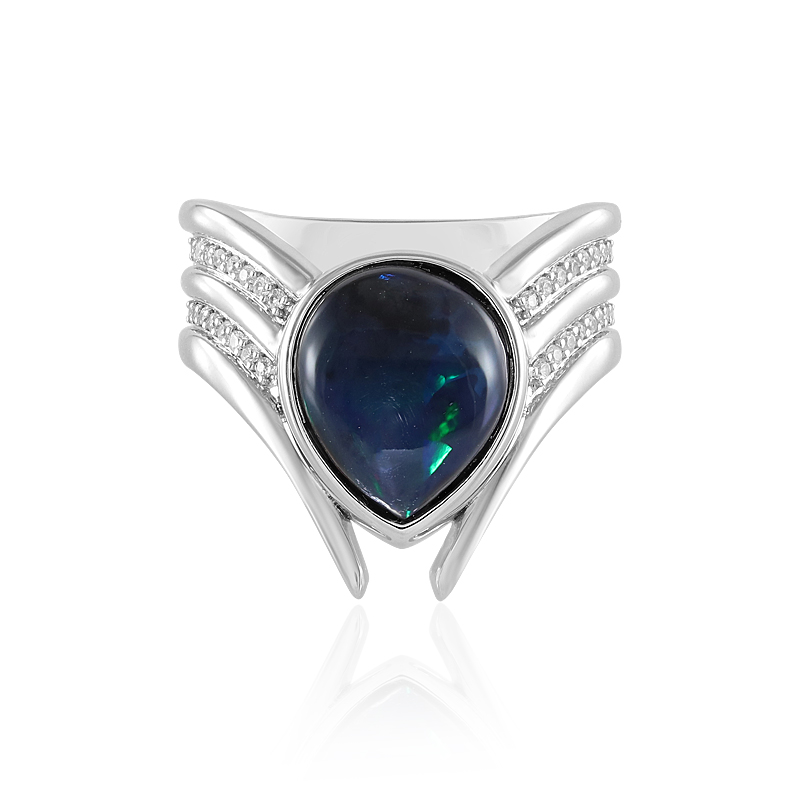 Mezezo-Opal-Goldring (SUHANA)