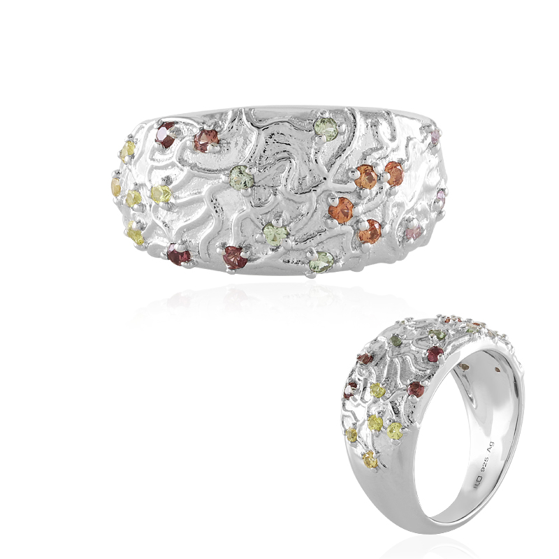 Saphir-Silberring (SAELOCANA)