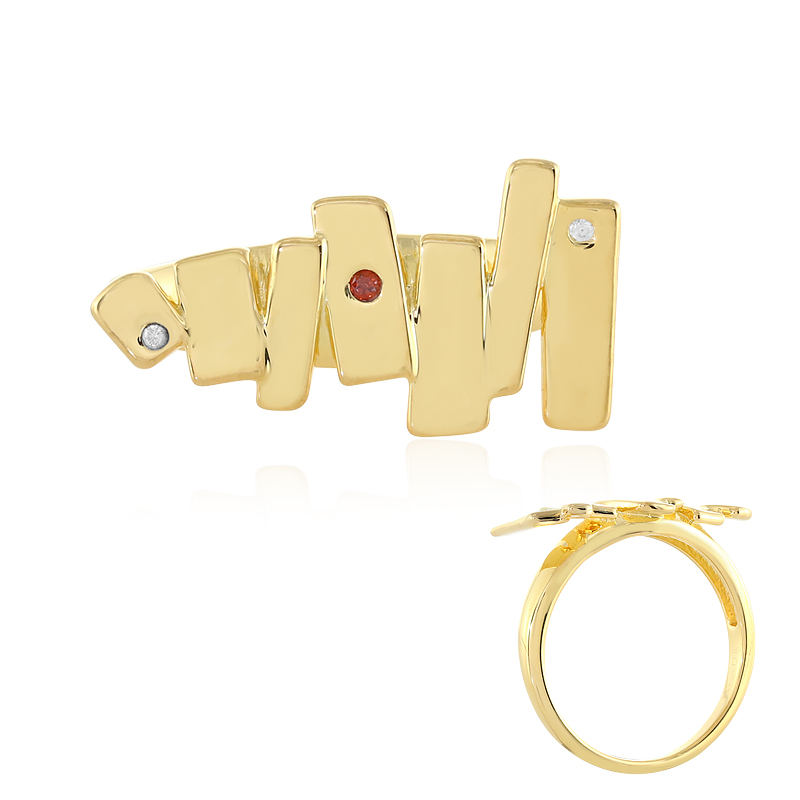 Zirkon-Silberring (MONOSONO COLLECTION)