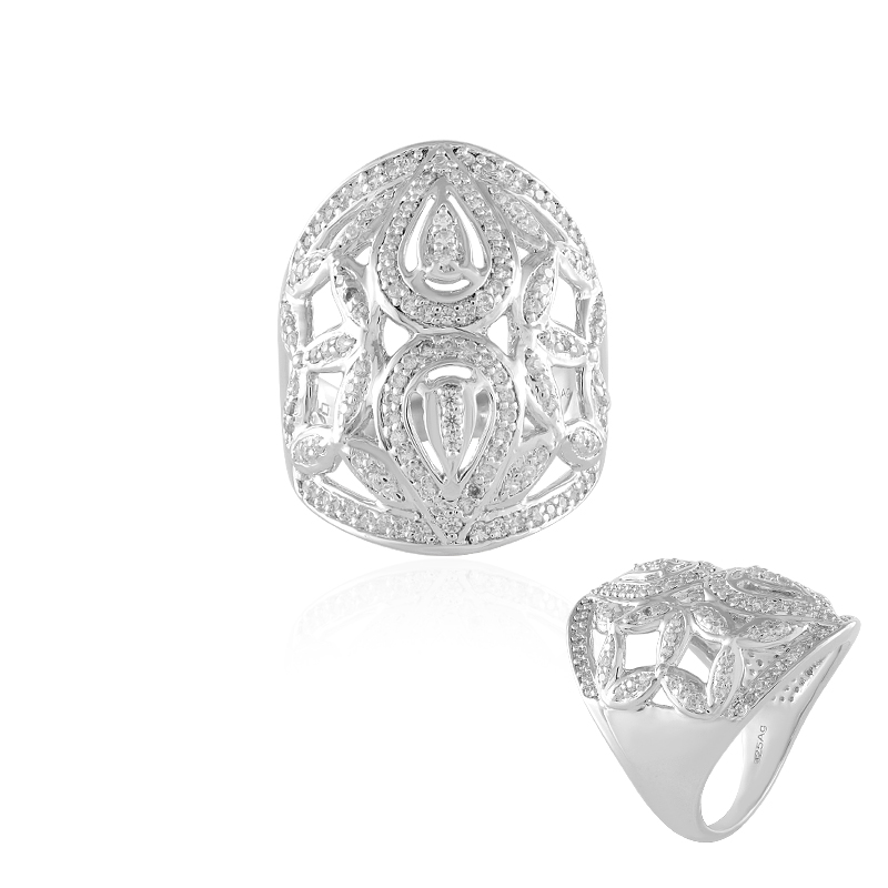 Zirkon-Silberring Zirkon-Silberring