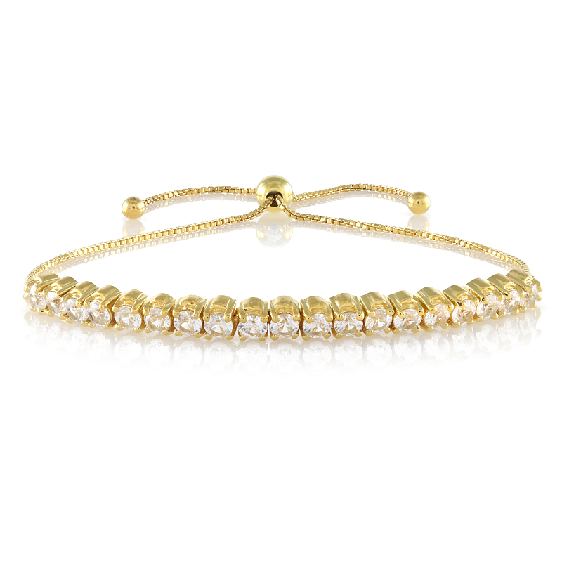 Zirkon-Silberarmband