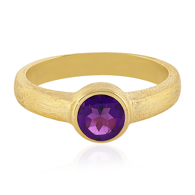Amethyst-Silberring (MONOSONO COLLECTION)