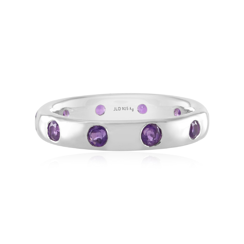 Sibirischer Amethyst-Silberring