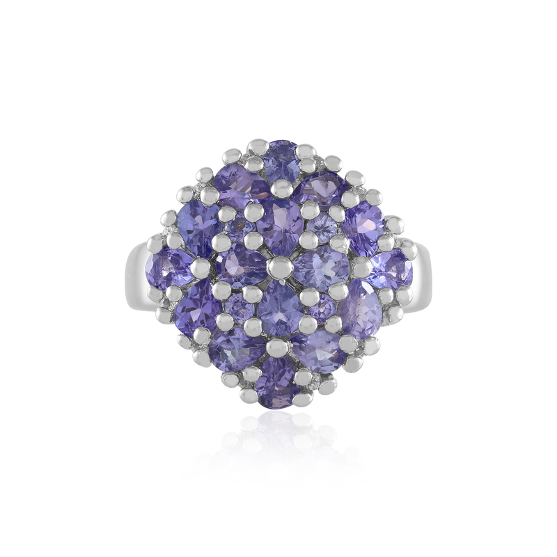 Tansanit-Silberring Tansanit-Silberring