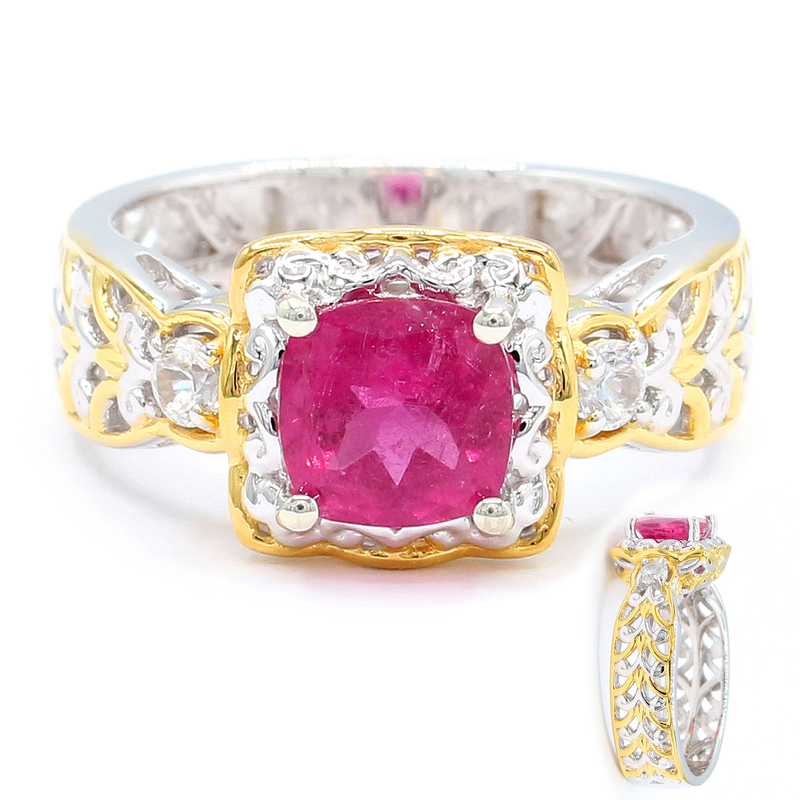 Rubellit-Silberring (Gems en Vogue) Rubellit-Silberring (Gems en Vogue)