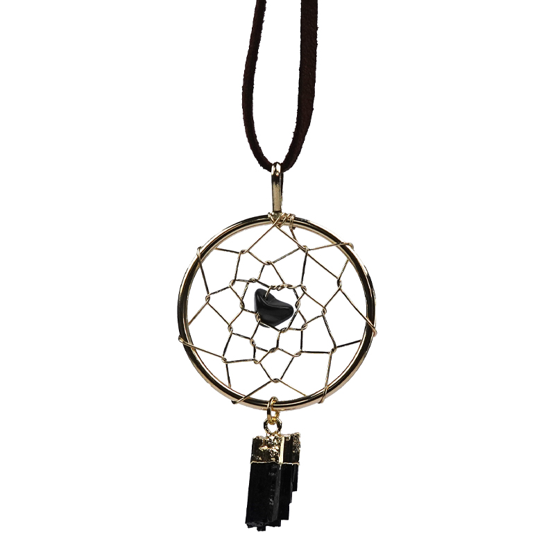 Schwarzer Turmalin-Traumfänger (Lapis Vitalis)