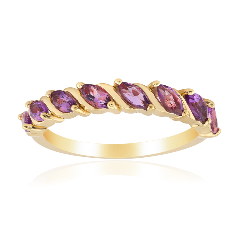 Amethyst-Silberring
