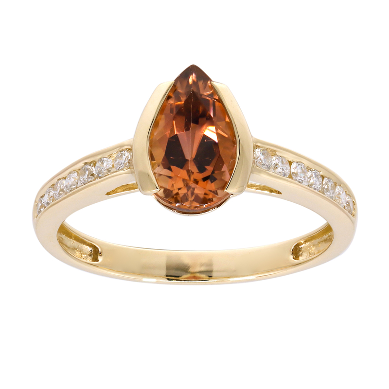 Kongo-Neon-Turmalin-Goldring (CIRARI)