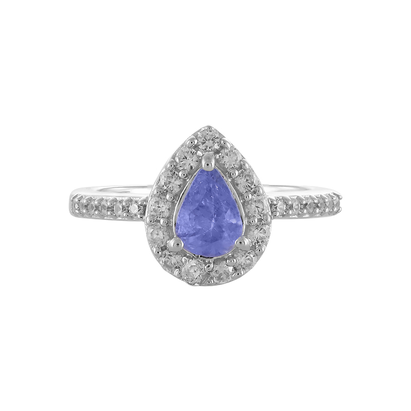 Tansanit-Silberring Tansanit-Silberring