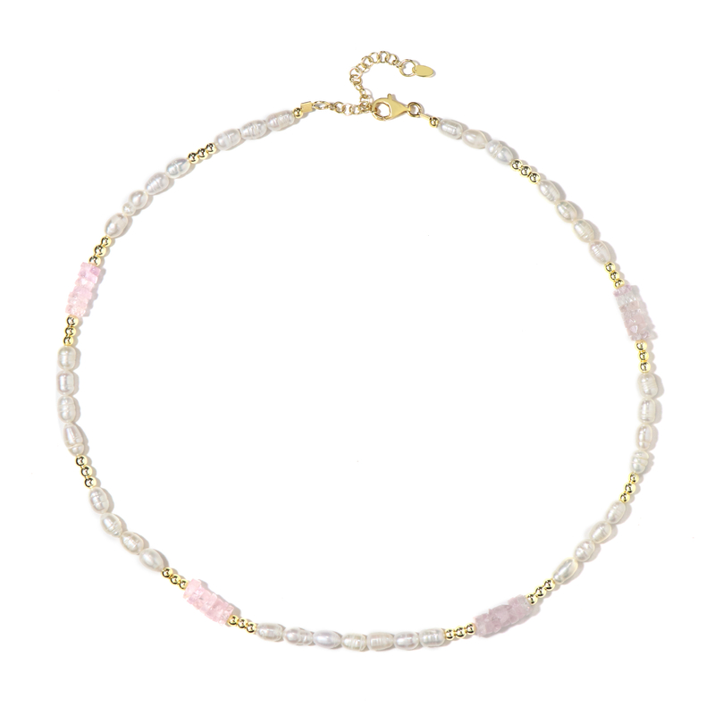 Edelstein-Silberhalskette (Riya) Edelstein-Silberhalskette (Riya)