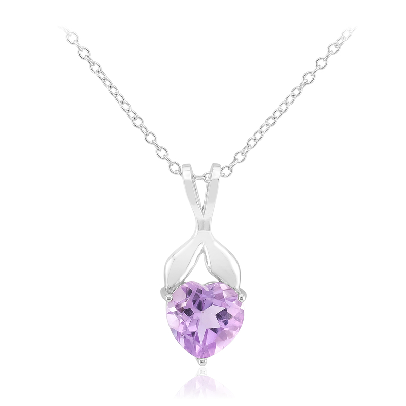 Amethyst-Silberhalskette