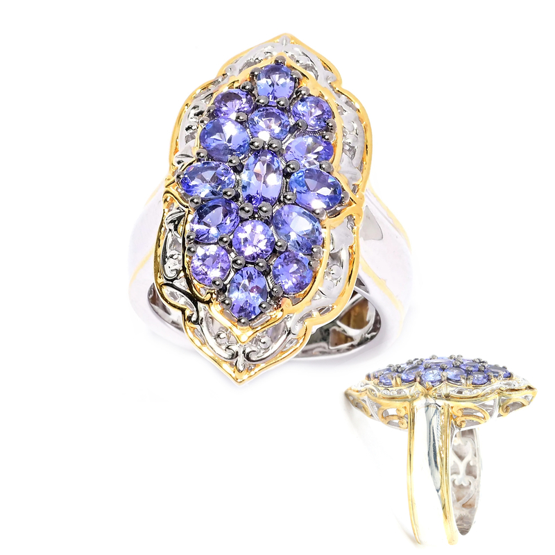Tansanit-Silberring (Gems en Vogue) Tansanit-Silberring (Gems en Vogue)