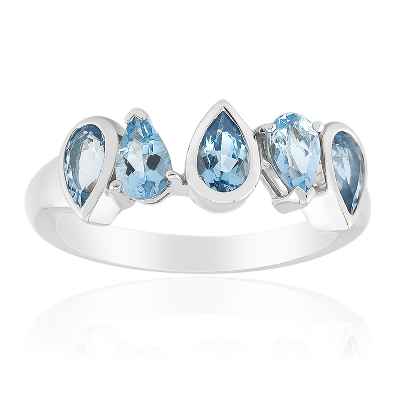 Mosambik-Aquamarin-Silberring (Pallanova) Mosambik-Aquamarin-Silberring (Pallanova)