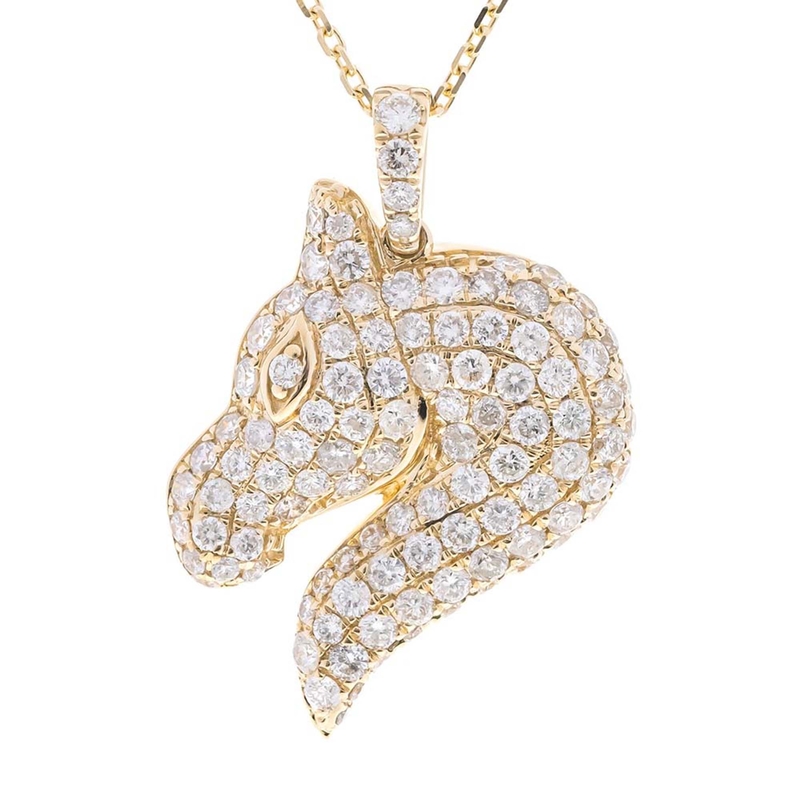 SI1 (H) Brillant-Goldhalskette (CIRARI)