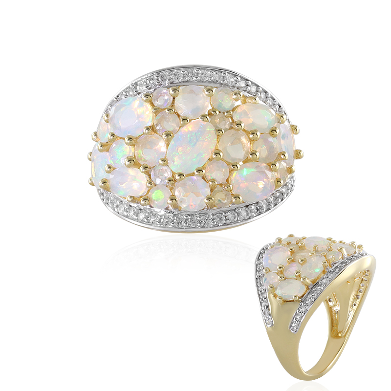 Welo-Opal-Silberring