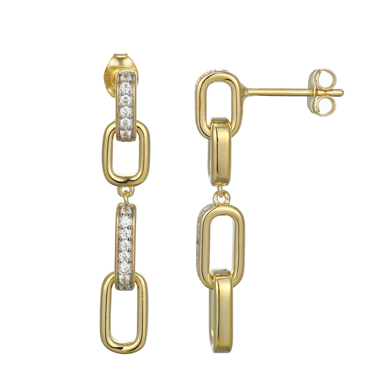 Zirkon-Silberohrringe (Adela Silber)