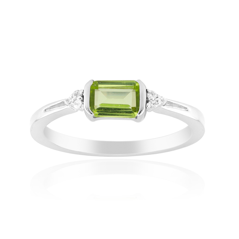 Peridot-Silberring