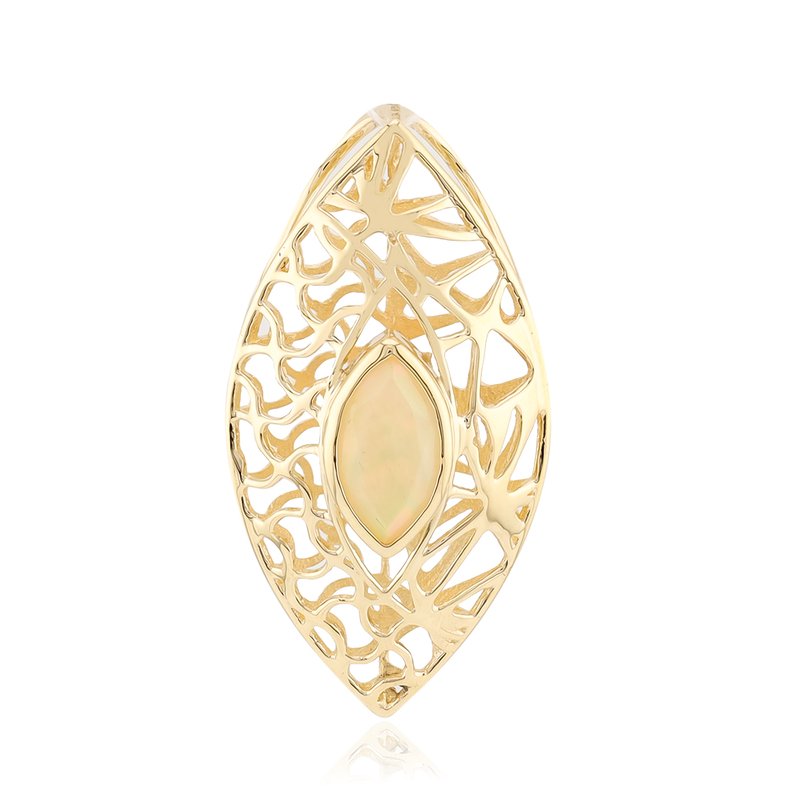 AAA-Welo-Opal-Goldanhänger (Ornaments by de Melo) AAA-Welo-Opal-Goldanhänger (Ornaments by de Melo)