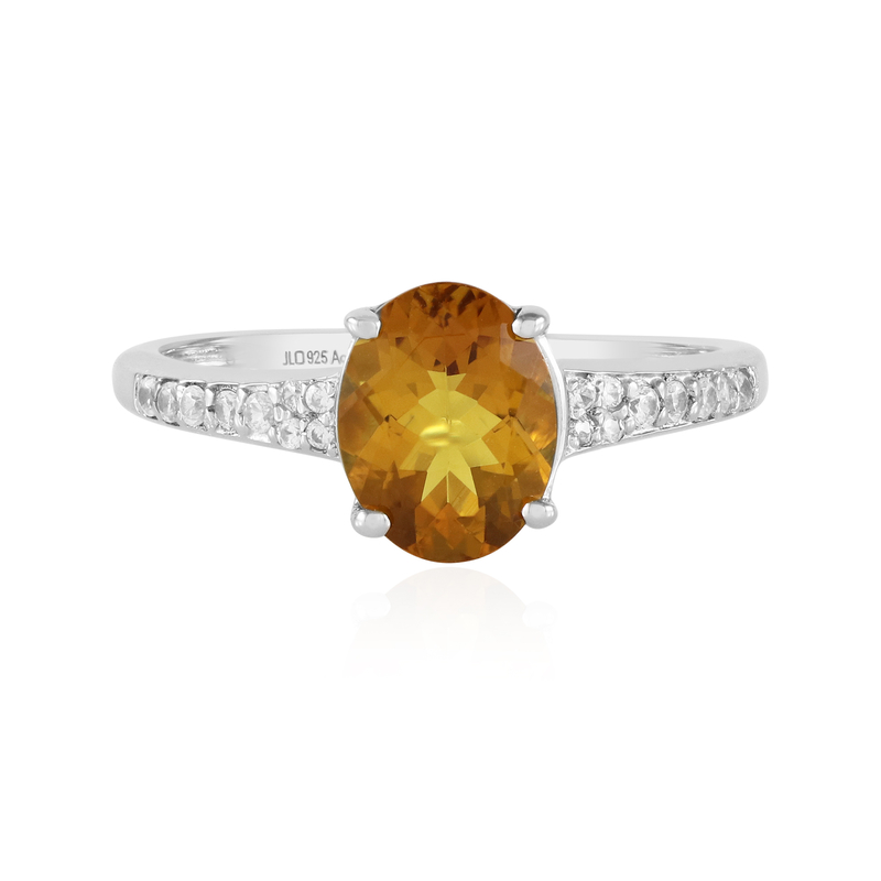 Skapolith-Silberring - Farbe: Gelb