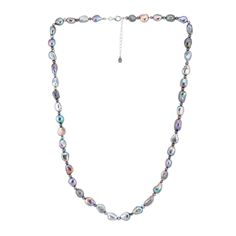Mystik-Perlen-Silberhalskette (TPC)