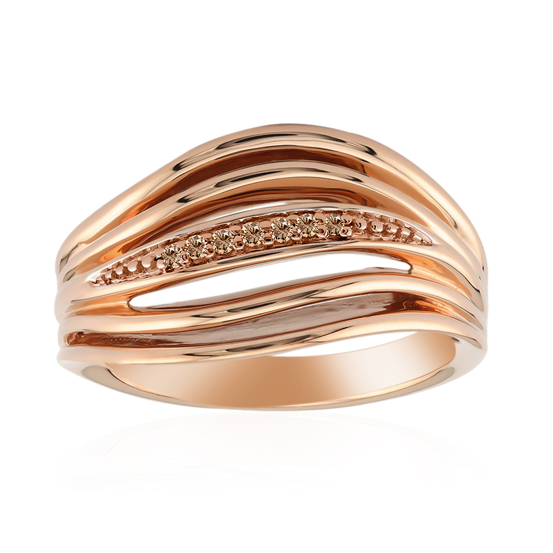 SI1 Argyle-Rose de France-Brillant-Silberring (Annette)