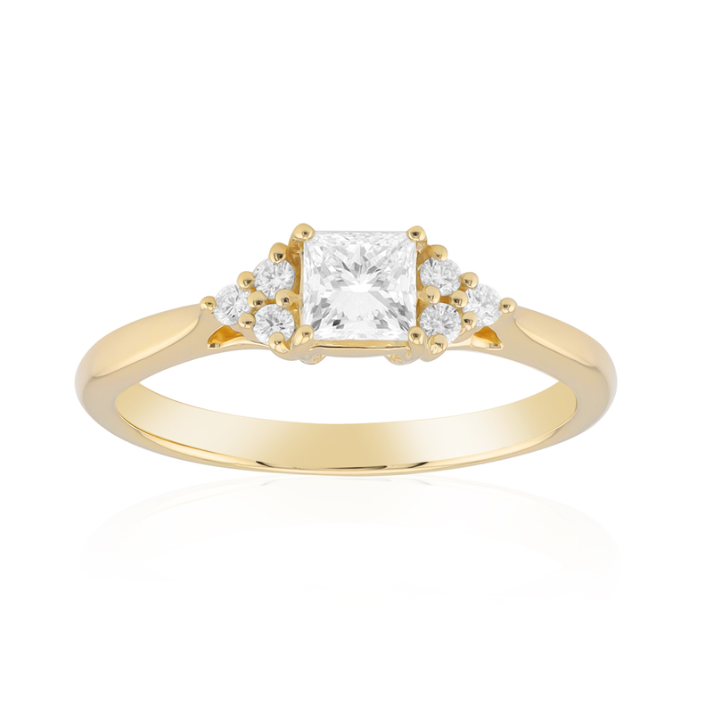 SI1 (G) Diamant-Goldring (Annette)
