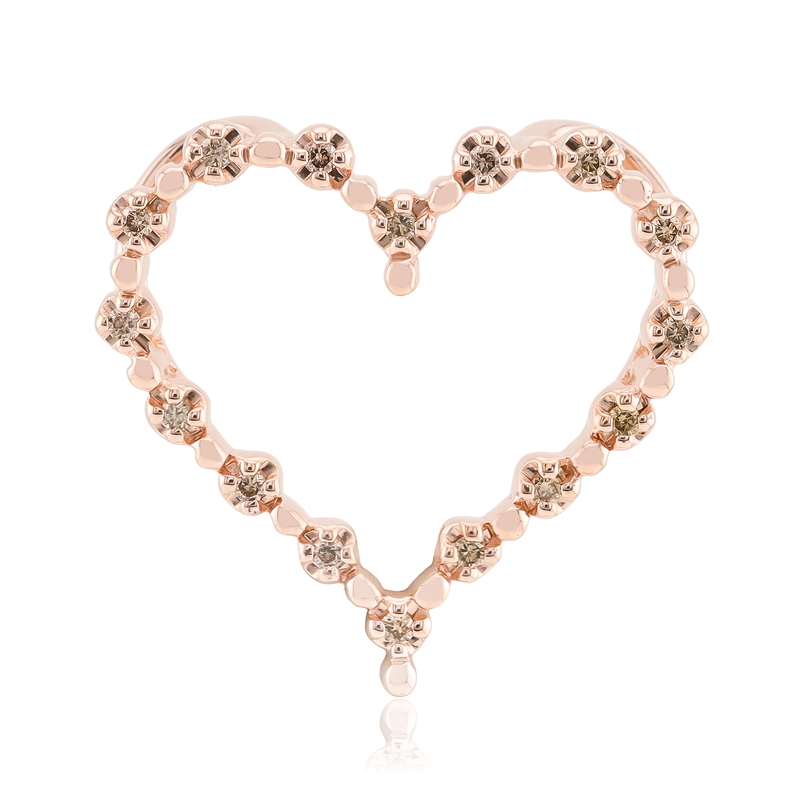 I1 Argyle-Rose de France-Brillant-Silberanhänger (Annette)