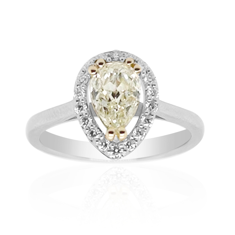 VVS2 (R) Diamant-Goldring