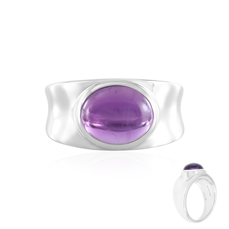 Sibirischer Amethyst-Silberring Sibirischer Amethyst-Silberring