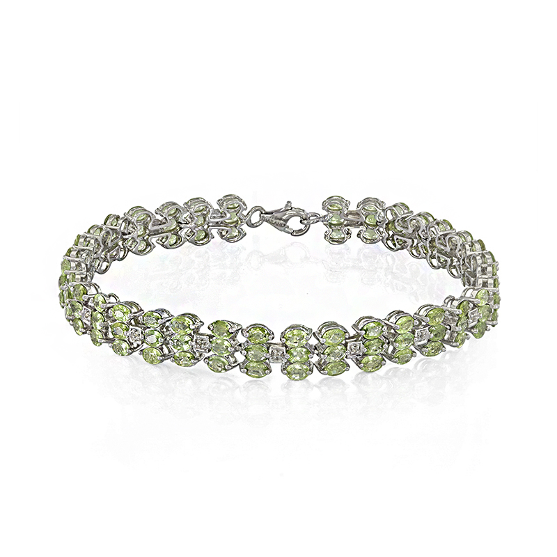 Paraiba-Turmalin-Silberarmband