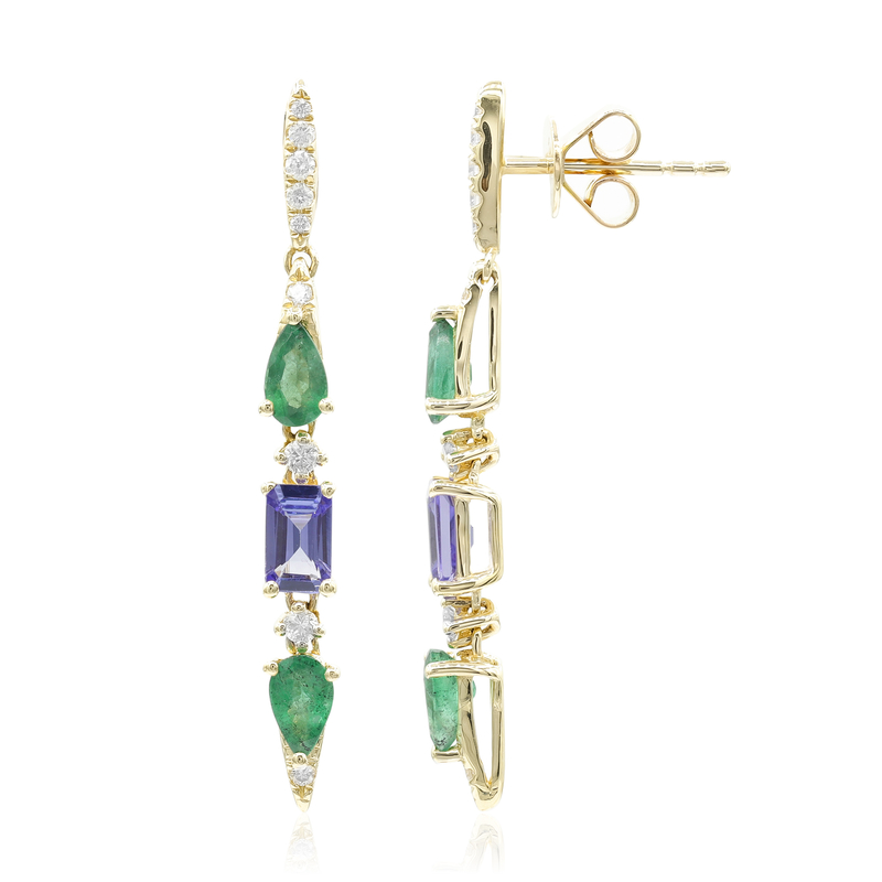 Edelstein-Goldohrringe (CIRARI)