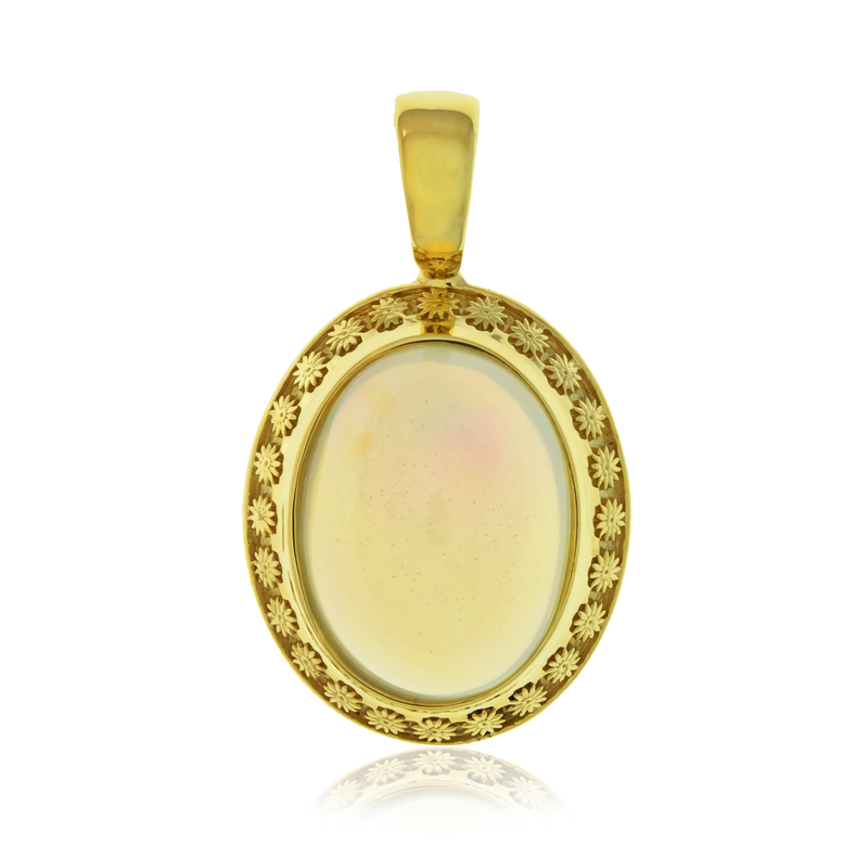 AAA-Welo-Opal-Goldanhänger (CUSTODANA)